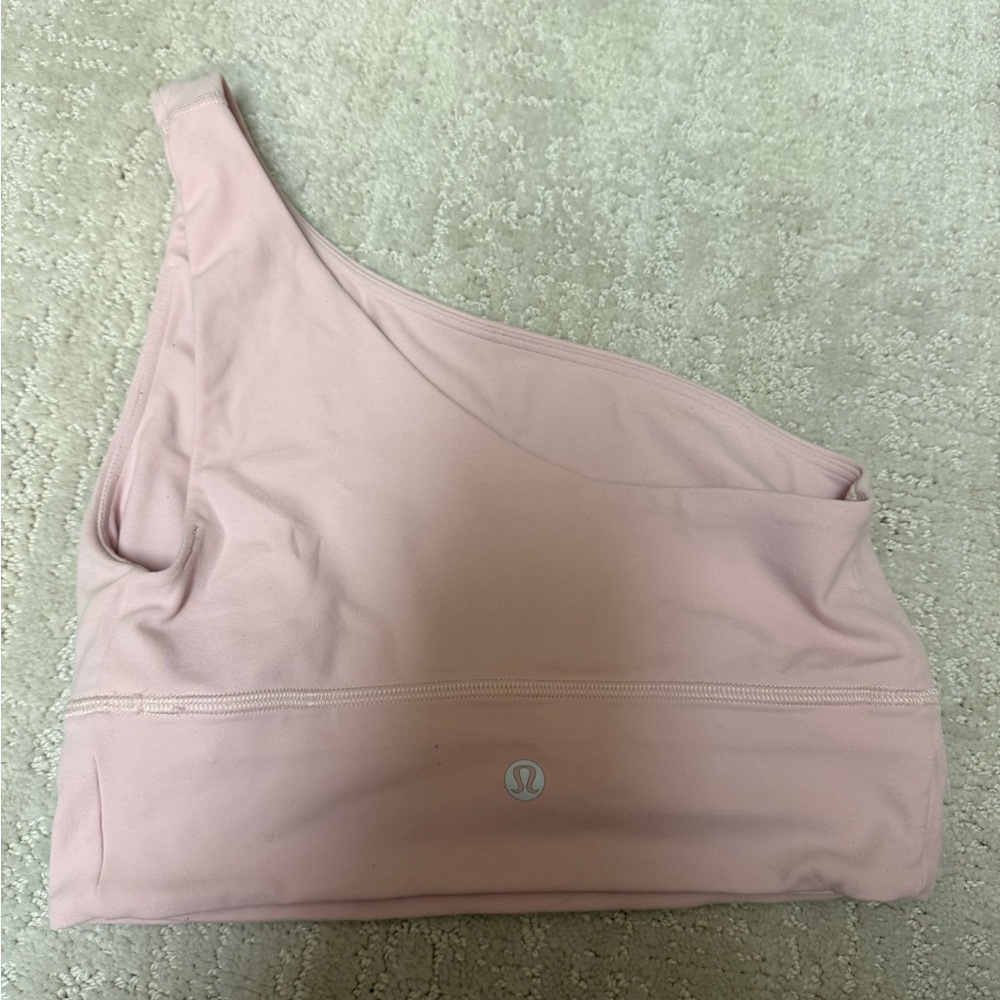Lululemon Pink One-Shoulder Top